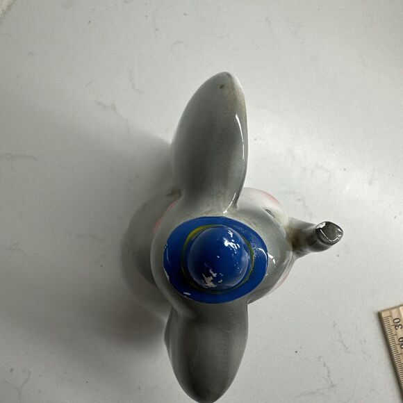 Vintage Walt Disney Porcelain Dumbo Figurine Gift Baby Room Decor - Picture 10 of 14